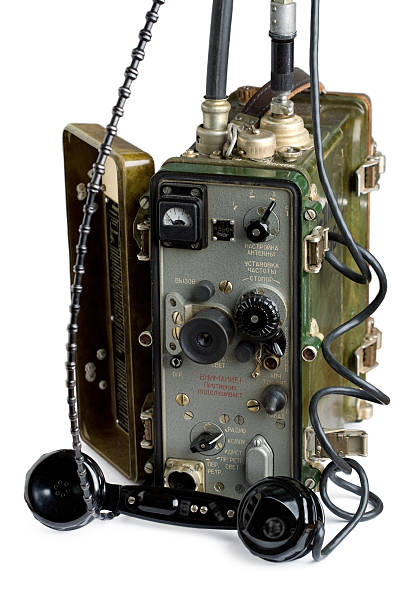 istock Old Russian military radio 493063370