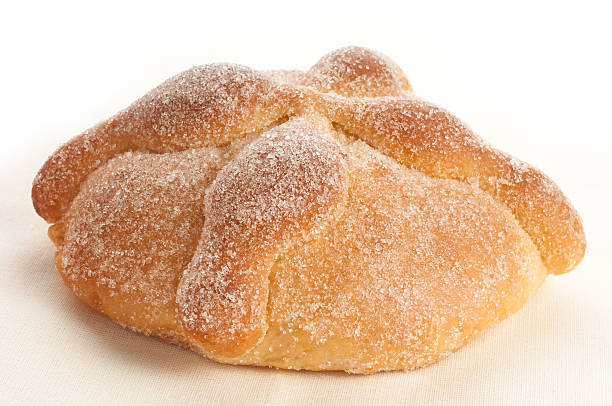 Sweet bread called Pan de Muerto stock photo