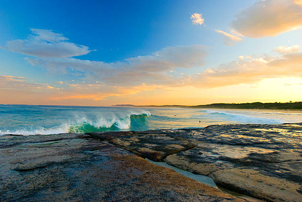Ulladulla Sunset in ulladulla shoalhaven stock pictures, royalty-free photos & images