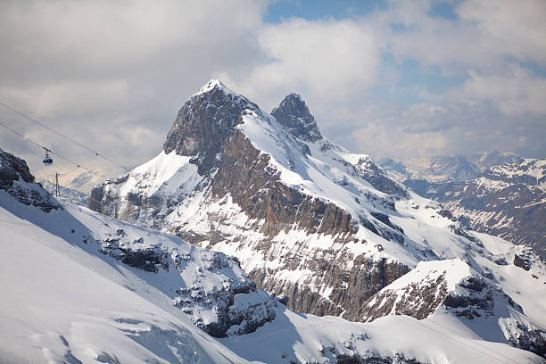 istock Mountain peak, Mount Titlis, Switzerland 493068857