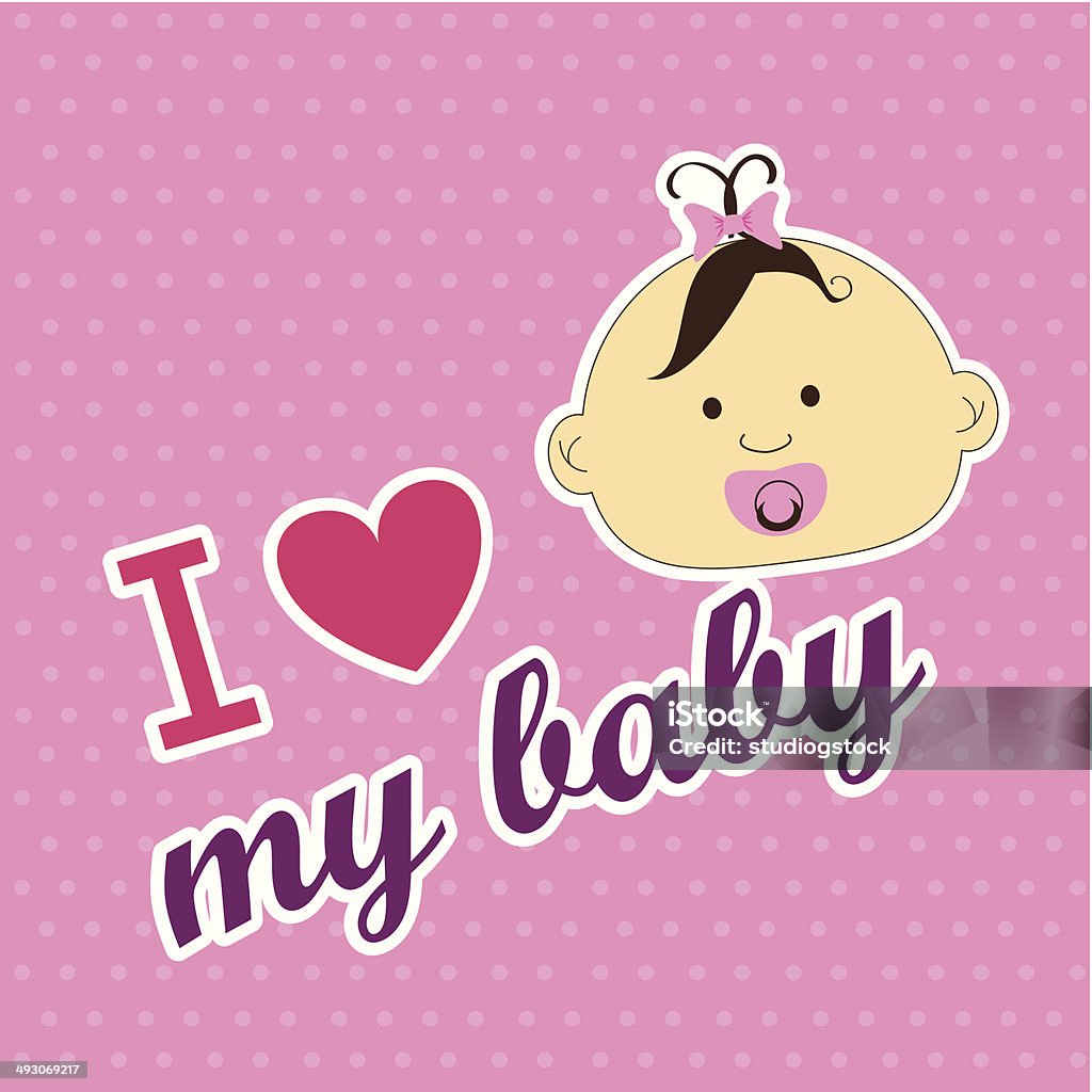 Love My Baby Stock Illustration - Download Image Now - Arts ...
