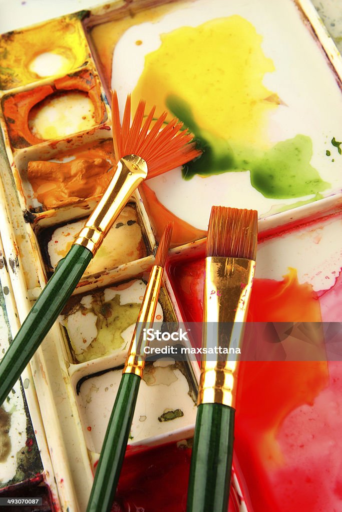 Watercolors Abstract Stock Photo