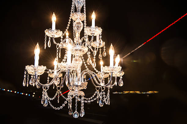 istock Beautiful Glass Chandelier 493070161