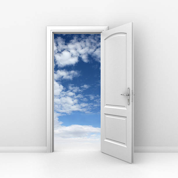 istock door to sky - freedom abstract concept 493070441