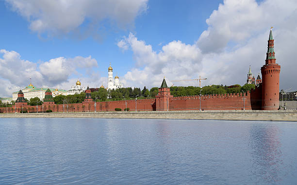 istock Russia, Moscow. Panoramic view of the Kremlin 493070579
