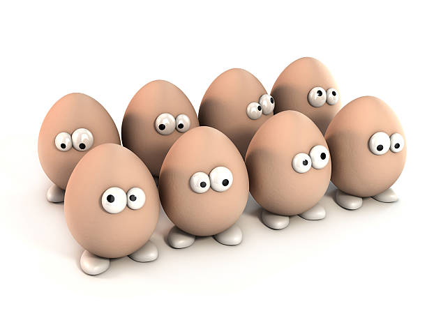 istock pack of funny eggs as a cartoon 3d characters 493071663