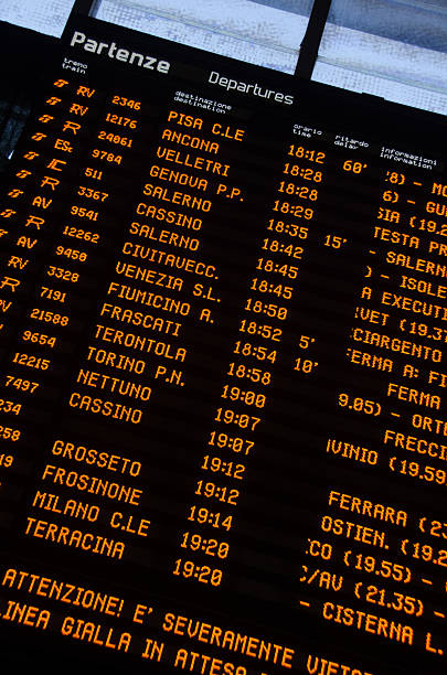 istock Arrival / Departure Board in Rome 493072903