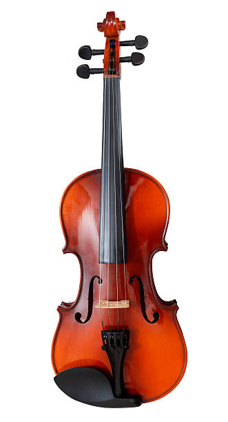 istock classical wooden fiddle isolated on white 493074249