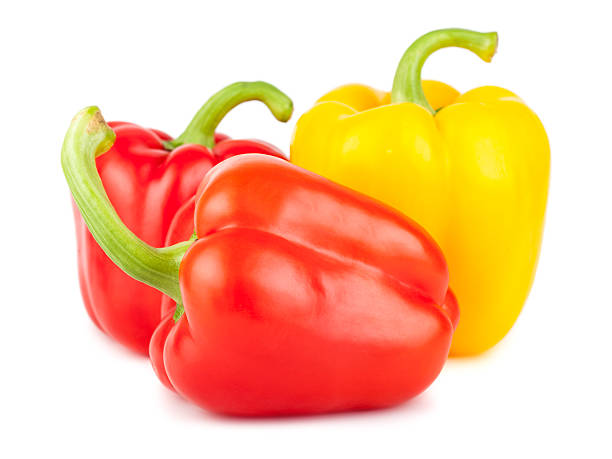 istock Ripe yellow and red sweet peppers 493075262