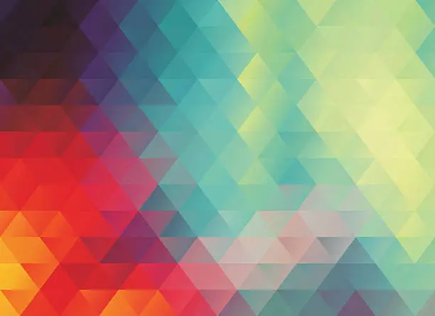 Vector illustration of colorful polygonal abstract background