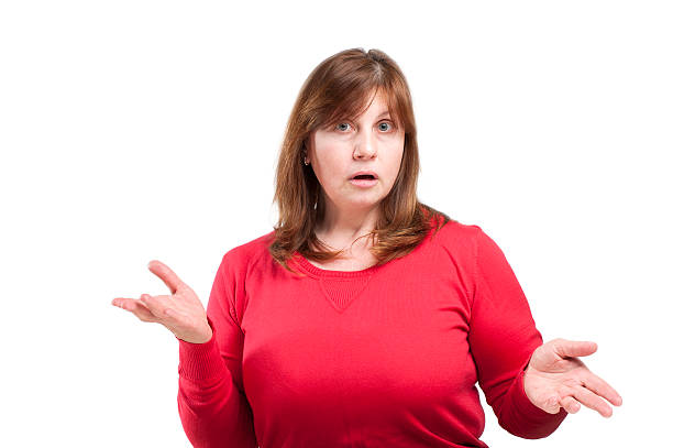 istock Surprised middle-aged woman. 493078096