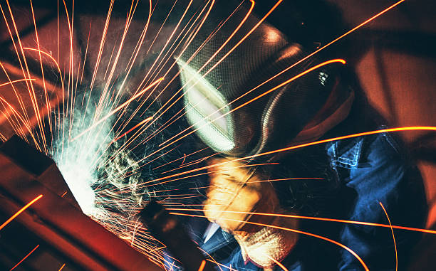 istock Welding two pieces of metal. 493080898