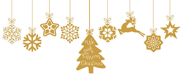 merry christmas - christmas christmas tree angel decoration stock illustrations