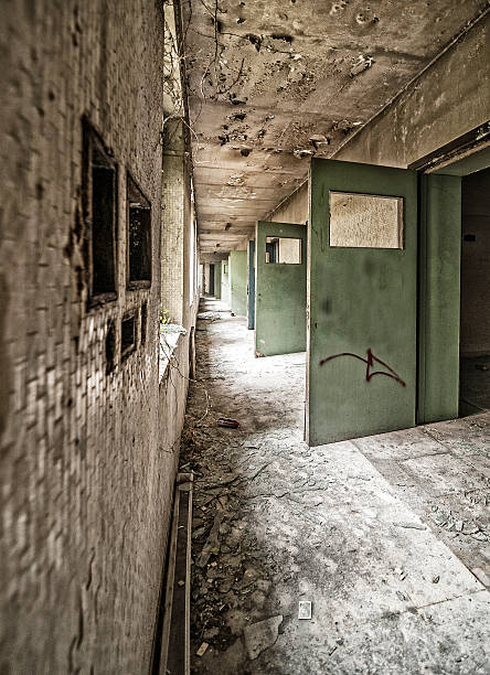 istock Mombello, former asylum of Limbiate (Lombardy, Italy). 493085032