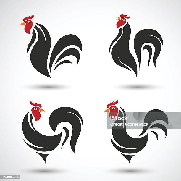 Rooster Stock Illustration - Download Image Now - 2015, Animal, Art