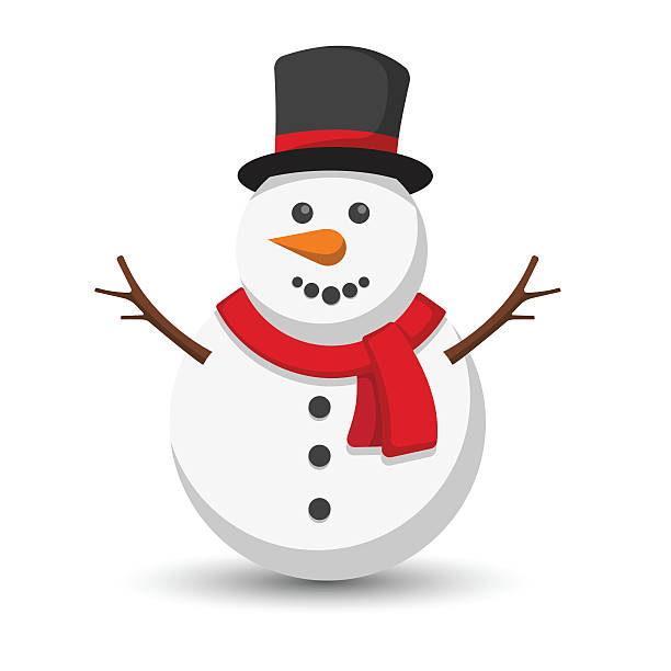 snowman Snowman vector illustration on white background snowman stock illustrations