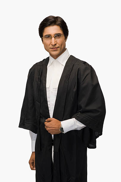 Portrait of a lawyer looking confident stock photo