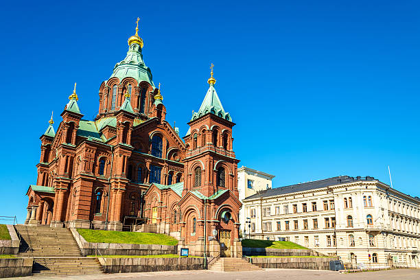 istock Uspenski Cathedral, an Eastern Orthodox cathedral in Helsinki - 493107232