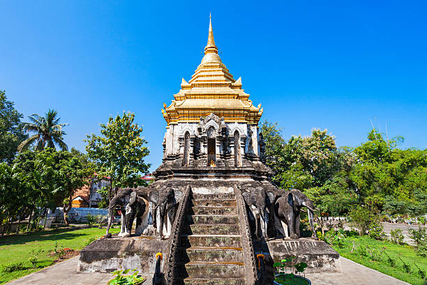 wat chiang man - wat chiang man foto e immagini stock