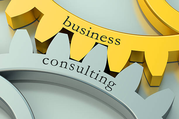 istock Business Consulting concept on the gearwheels 493108730
