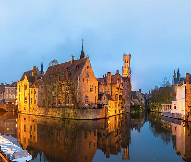 istock Bruges, Belgium at dusk. 493110002