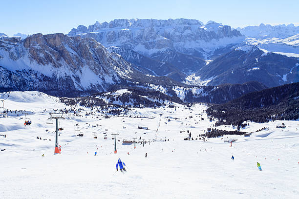 istock View of ski resort in Alps 493110456