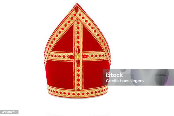 Mijter Of Sinterklaas Stock Photo - Download Image Now - Sinterklaas, Mitre, Black Color