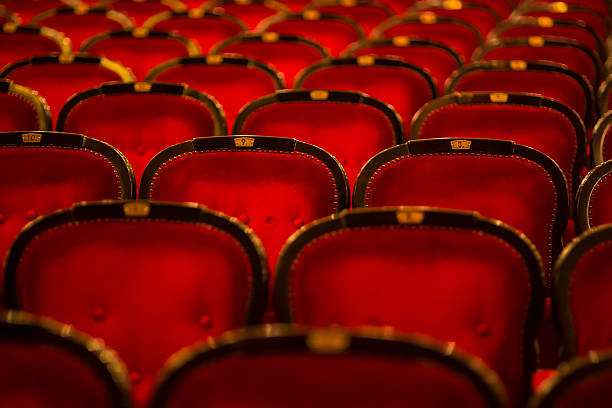 teatro cadeiras - hollywood movie imagens e fotografias de stock
