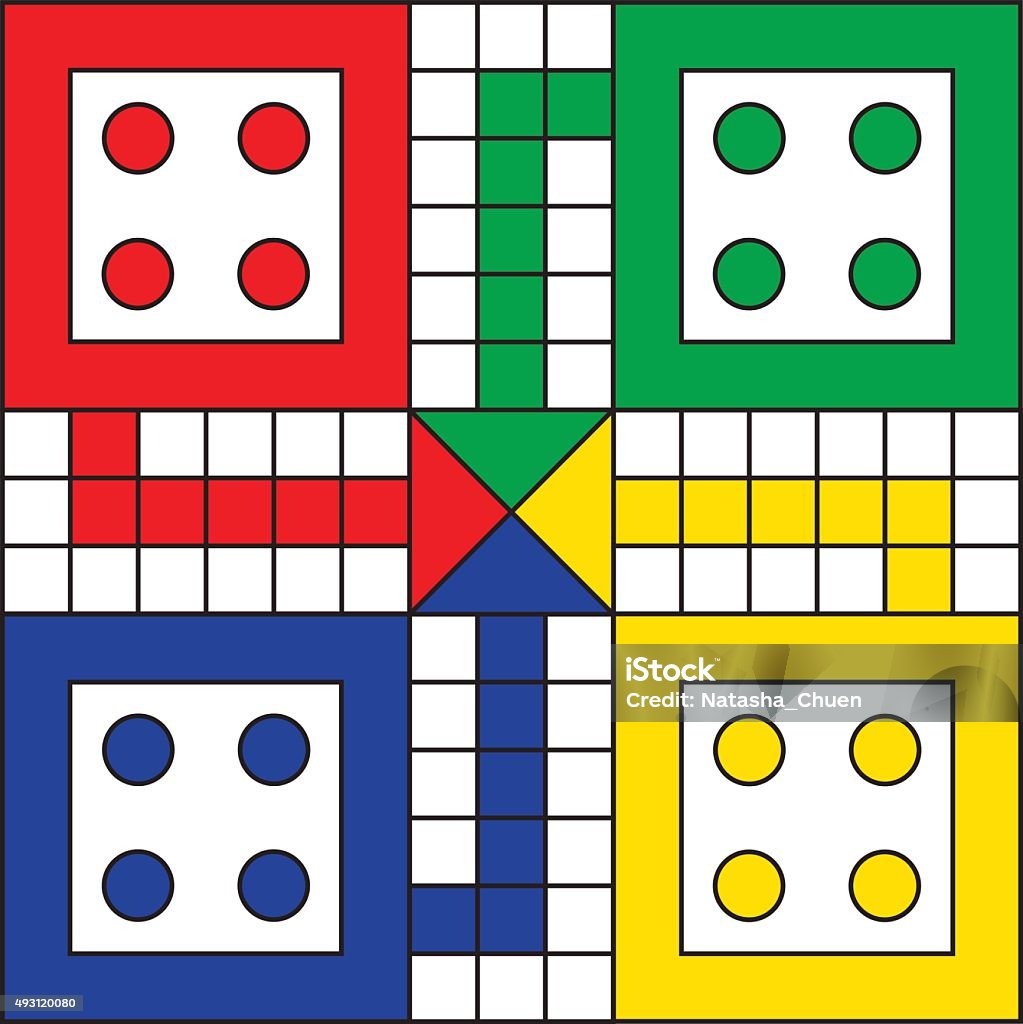 Vector Ludo Game Board Stock Illustration - Download Image Now ...