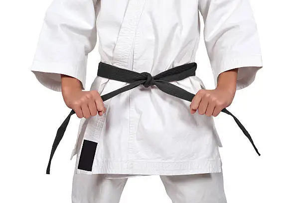 Photo of boy with black belt