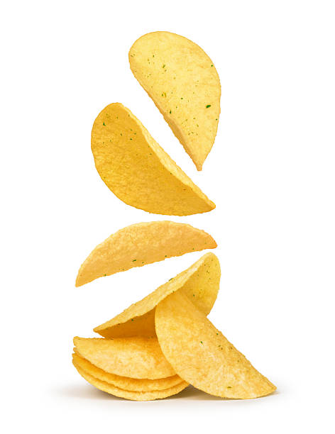 istock potato chips falling in the air 493152222