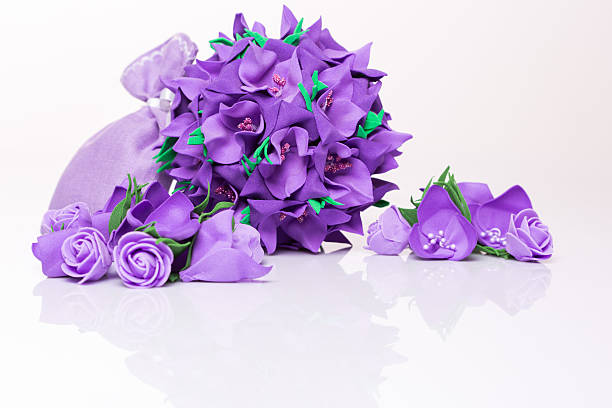 istock Bouquet Artificial purple flowers 493153870