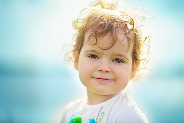 istock Little girl in spring close up 493154424
