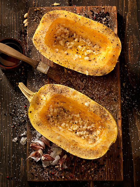 istock Raw Spaghetti Squash with Garlic Butter 493160628