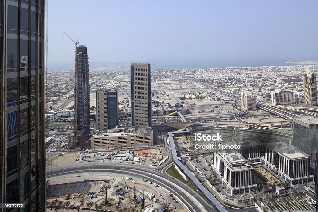 dubai downtown beautiful city view bright and beautiful view to dubai city Architecture Stock Photo