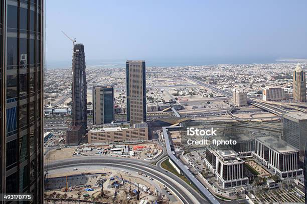 Dubai Downtown Beautiful City View Stock Photo - Download Image Now - Architecture, Backgrounds, Blue