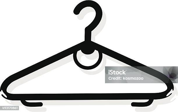 Gruccia - Immagini vettoriali stock e altre immagini di Abbigliamento - Abbigliamento, Bianco, Clip art