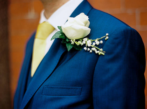 istock Groom Boutonniere Buttonhole 493171011