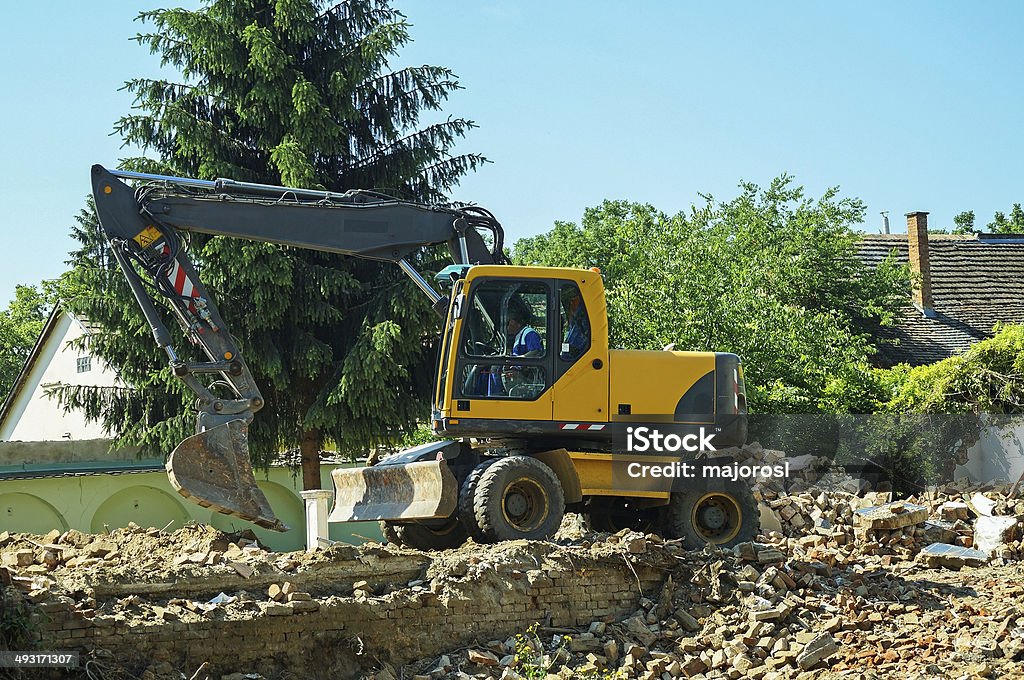 Gebäude Abbrucharbeiten - Lizenzfrei Abbrechen Stock-Foto