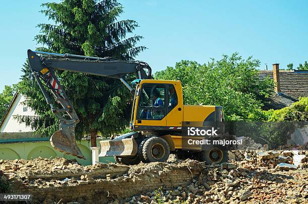 Gebäude Abbrucharbeiten Stockfoto und mehr Bilder von Abbrechen - Abbrechen, Alt, Arbeiten