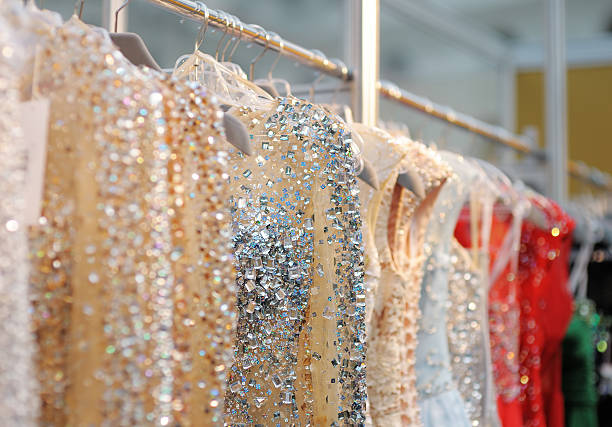 istock Few beautiful wedding or evening dresses 493171611
