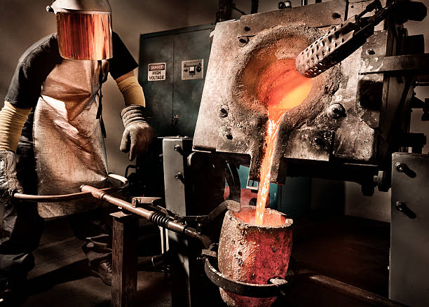 istock Liquid Molten Steel Industry 493172351