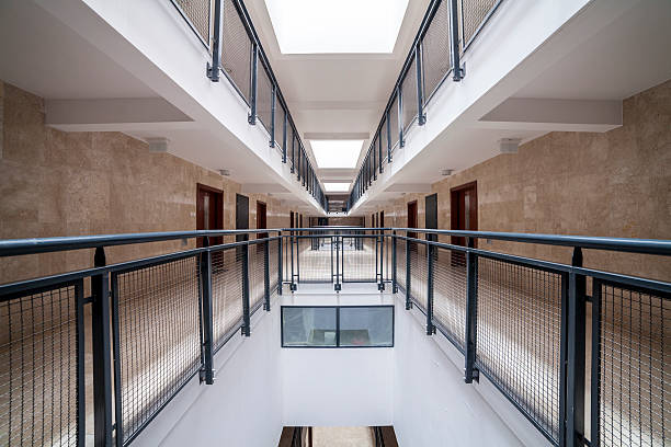 istock Modern corridor in apartment house 493172671