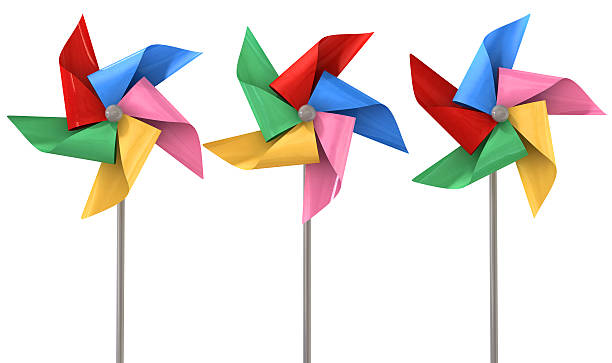 istock Colorful Pinwheels Isolated 493173169