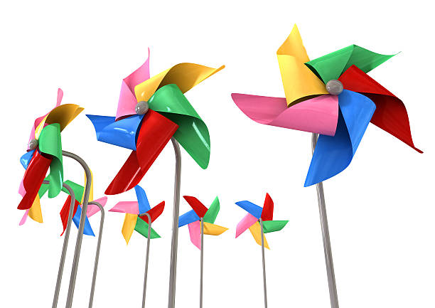 istock Colorful Pinwheels Isolated 493173171