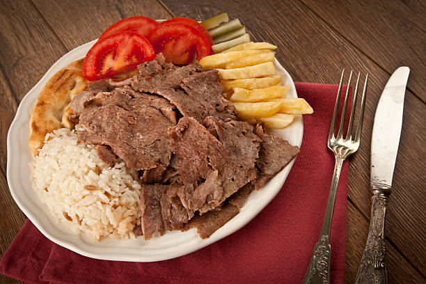 istock delicious turkish doner kebab grilled meat 493174297