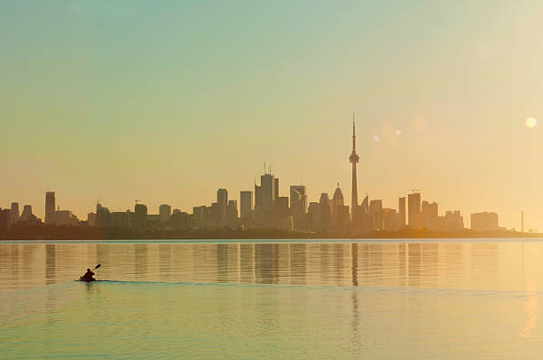 istock sunrise at view of toronto 493174349