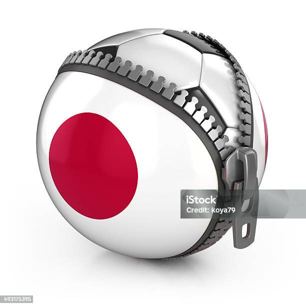 Japan Football Nation Stock Photo - Download Image Now - Sphere, Unzipped, 2014