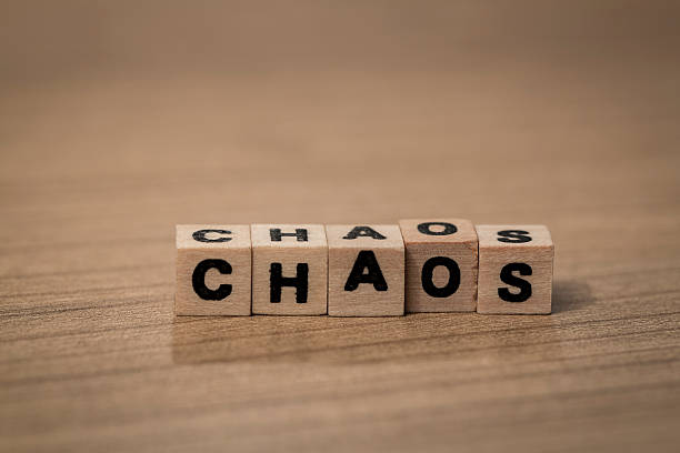 istock Chaos in wooden cubes 493179640