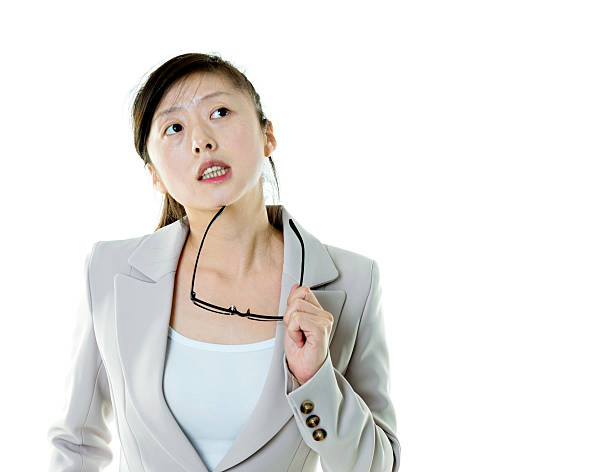 istock Asian business woman thinking 493181280